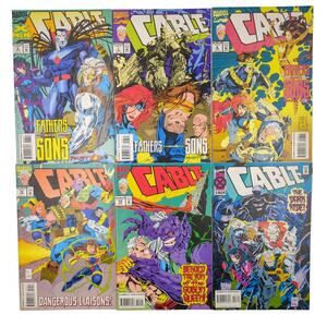 Marvel Comics Lot Cable from X-Men X-Force 6 7 8 10 14 17 1993 1994 VF+
